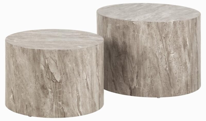 DICE Grey Marble Kavos Staliukų Komplektas