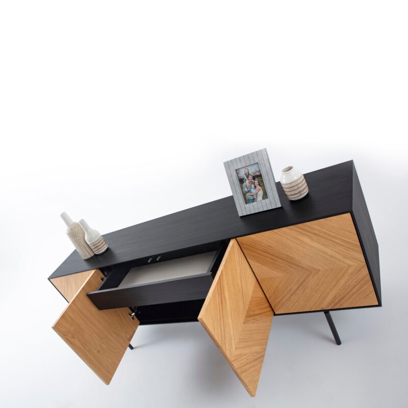 ATINA AMERICAN WALNUT-MILENIUM Komoda 200x45x77 - Image 6