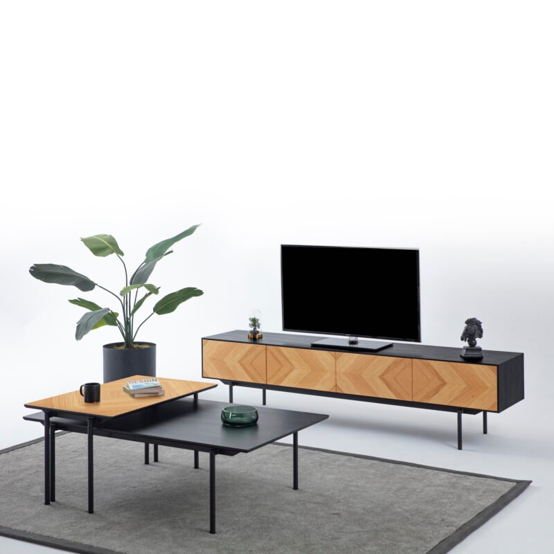 ATINA AMERICAN WALNUT-MILENIUM TV Komoda 220x45x54 - Image 3