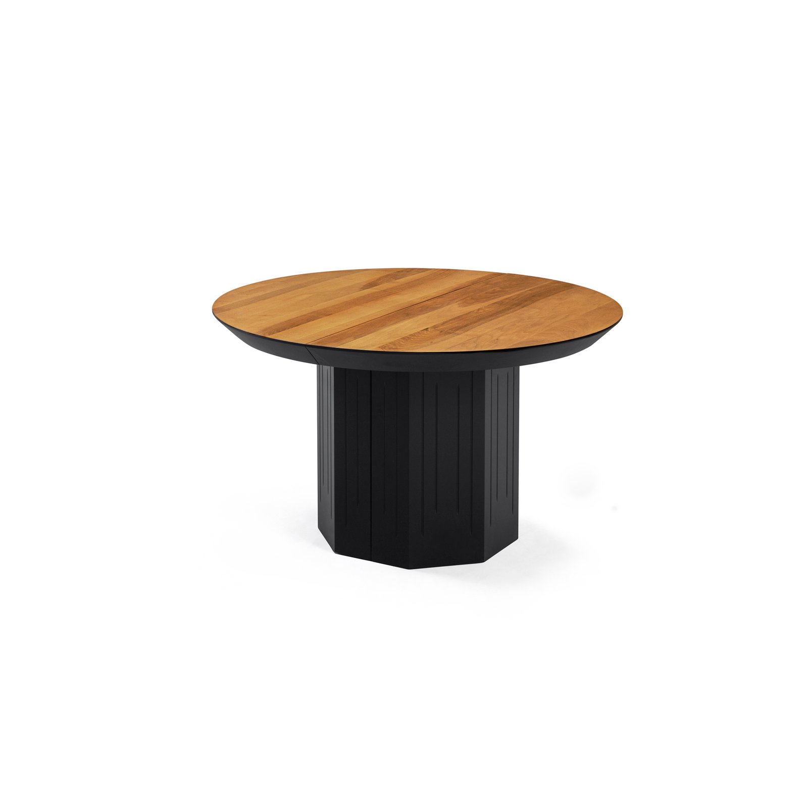 MOSTER Išskleidžiamas Valgomojo Stalas Ø130x77 (+50*4) - Image 2