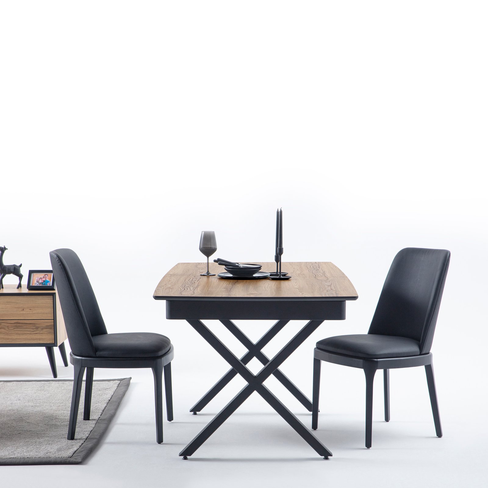 RIGA Išskleidžiamas Valgomojo Stalas 180x103x77 (+45) - Image 5