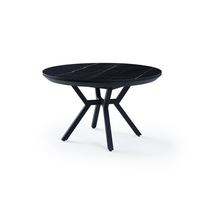 SYDNEY Išskleidžiamas Valgomojo Stalas Ø130x77 (+48*2)