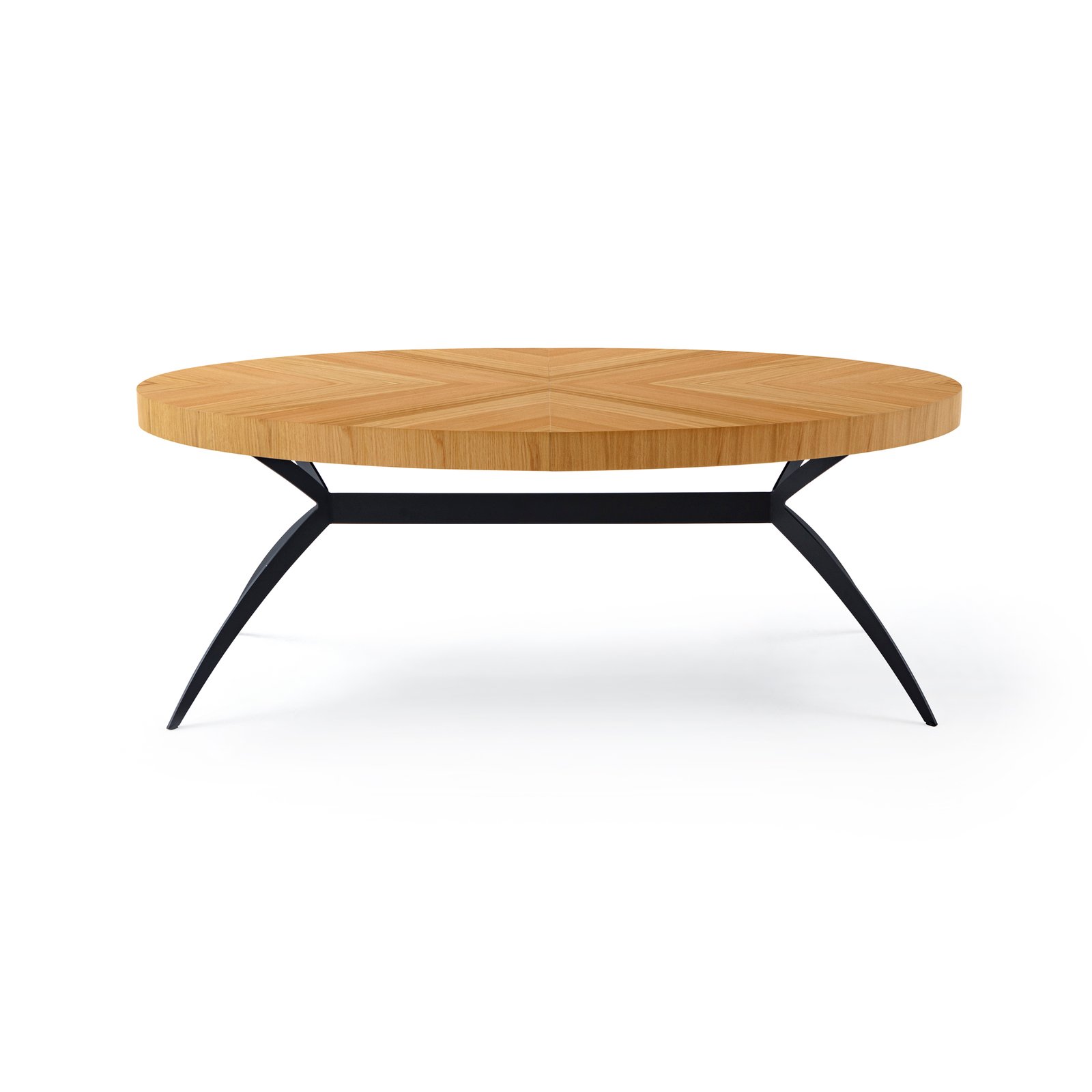 RODA OAK WENEER Išskleidžiamas valgomojo stalas 200x120 (+45*3)