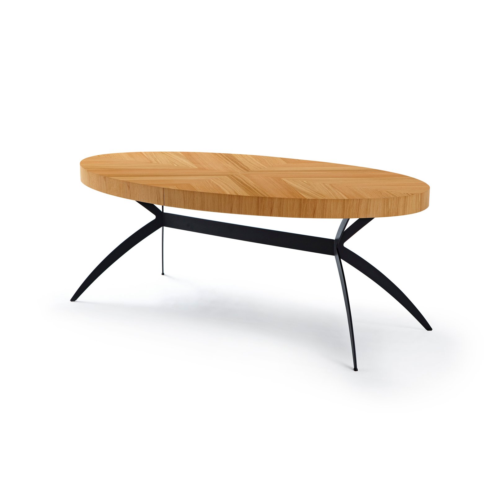 RODA OAK WENEER Išskleidžiamas valgomojo stalas 200x120 (+45*3) - Image 2