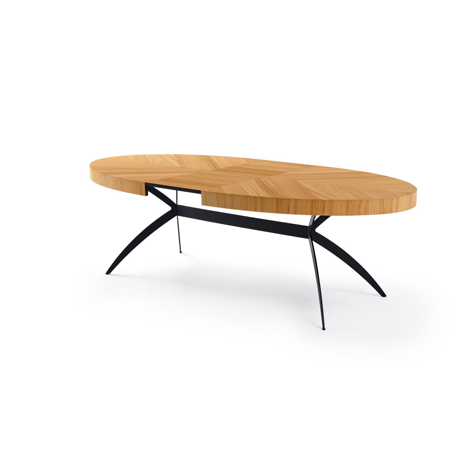 RODA OAK WENEER Išskleidžiamas valgomojo stalas 200x120 (+45*3) - Image 8