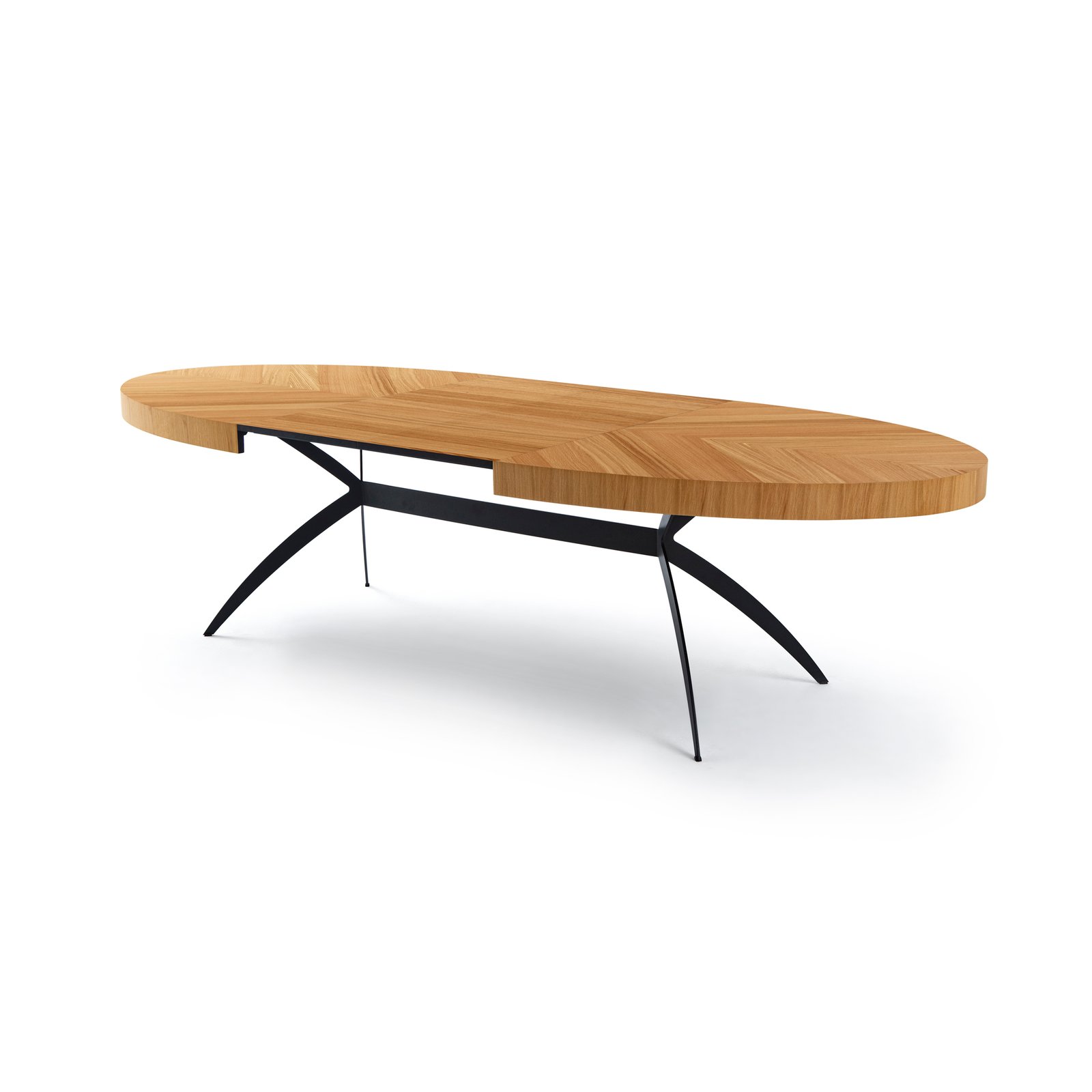 RODA OAK WENEER Išskleidžiamas valgomojo stalas 200x120 (+45*3) - Image 10