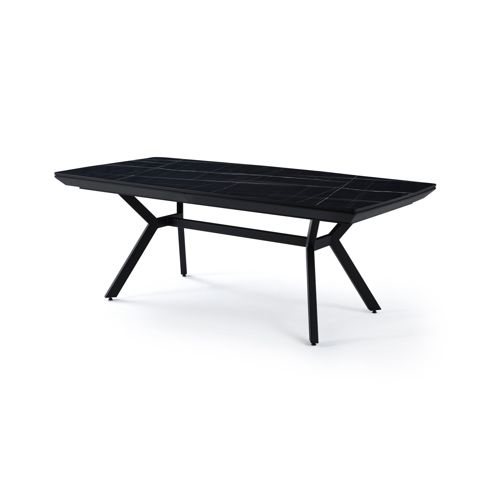 TITANYUM Išskleidžiamas Valgomojo Stalas 206x103 (+45*2) - Image 2