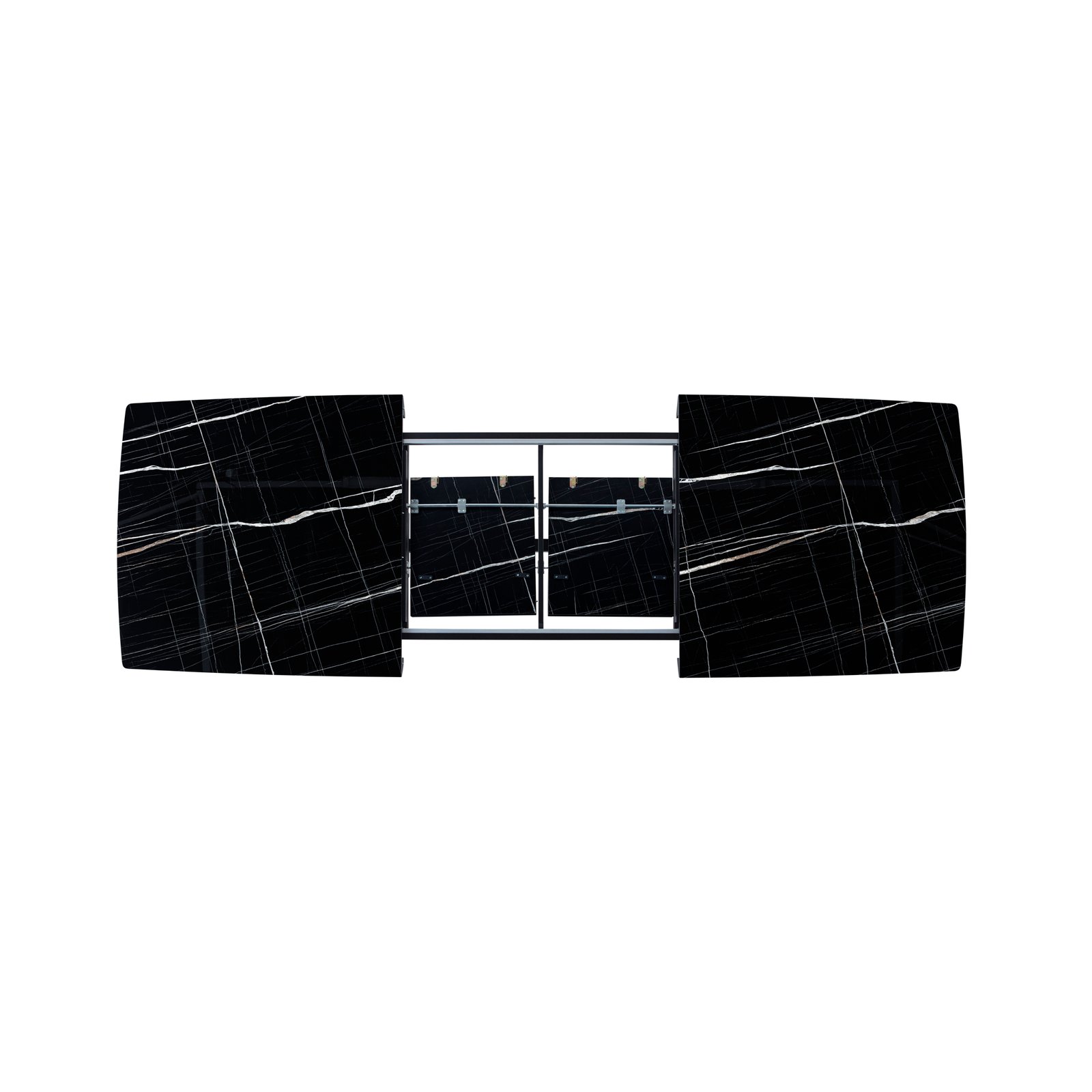 TITANYUM Išskleidžiamas Valgomojo Stalas 206x103 (+45*2) - Image 4