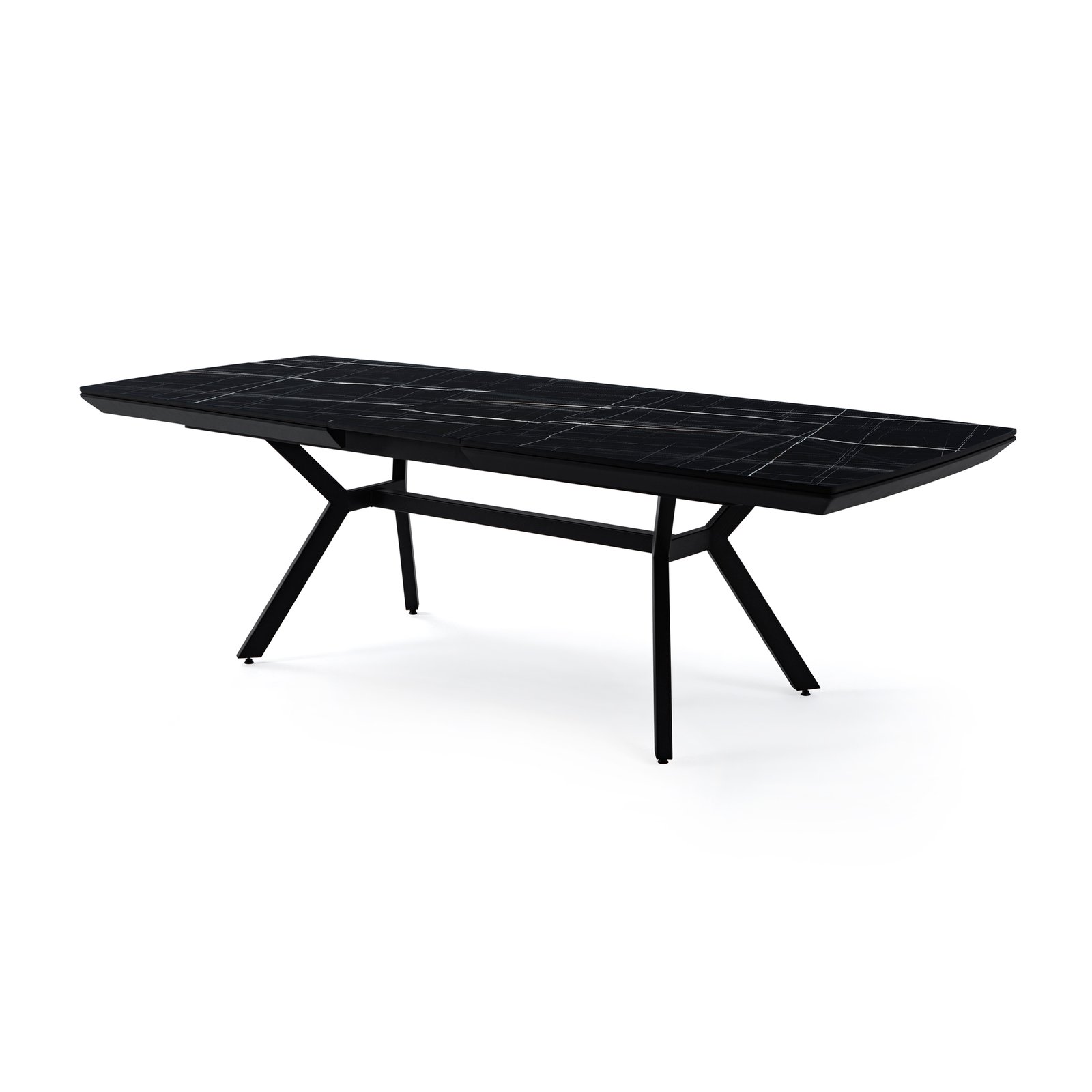 TITANYUM Išskleidžiamas Valgomojo Stalas 206x103 (+45*2) - Image 8