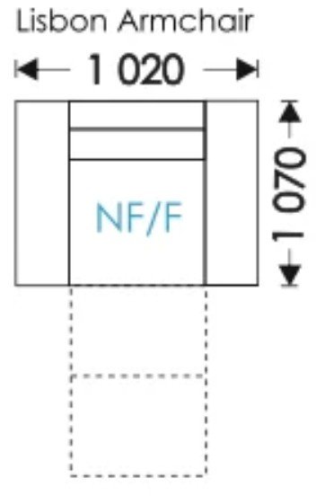 Lisbon fotelis (išskleidžiamas)