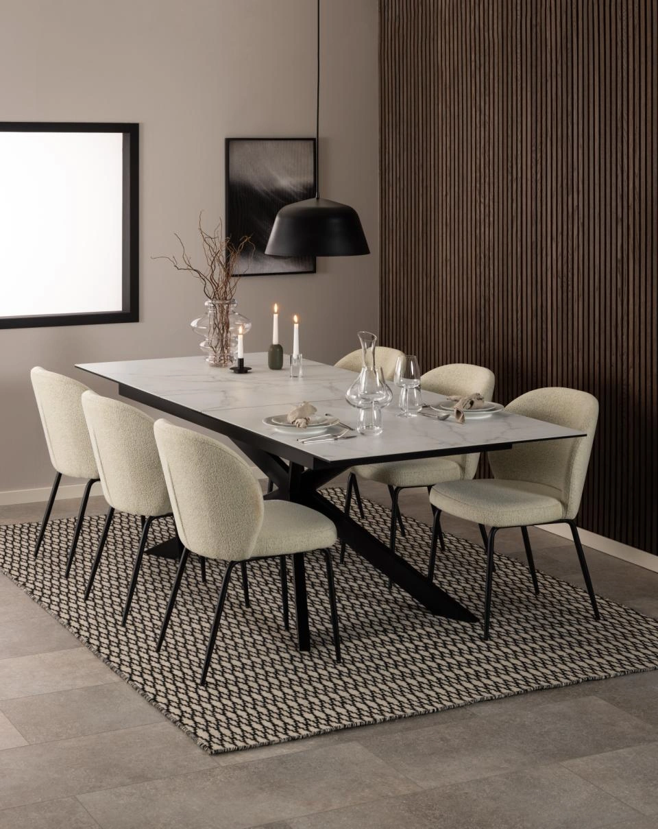 patricia cream kėdė