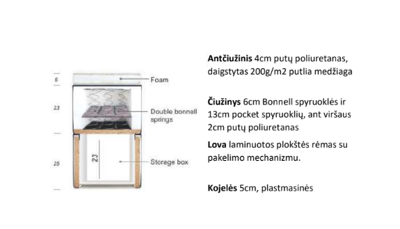 KONTINENTINĖ LOVA SU DĖŽE TOBAGO