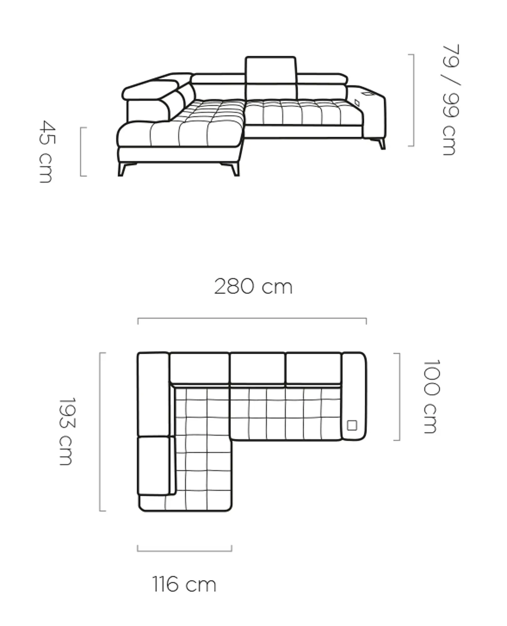 ASTOLA minkštas kampas