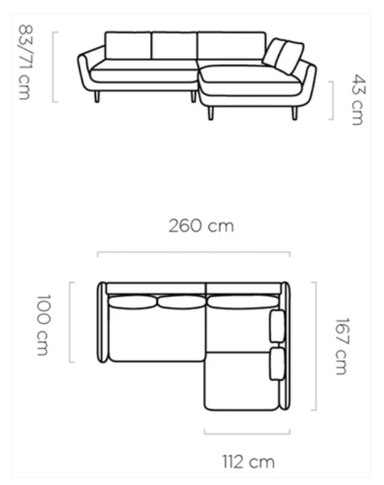 SOLANO S Minkštas Kampas - Image 5