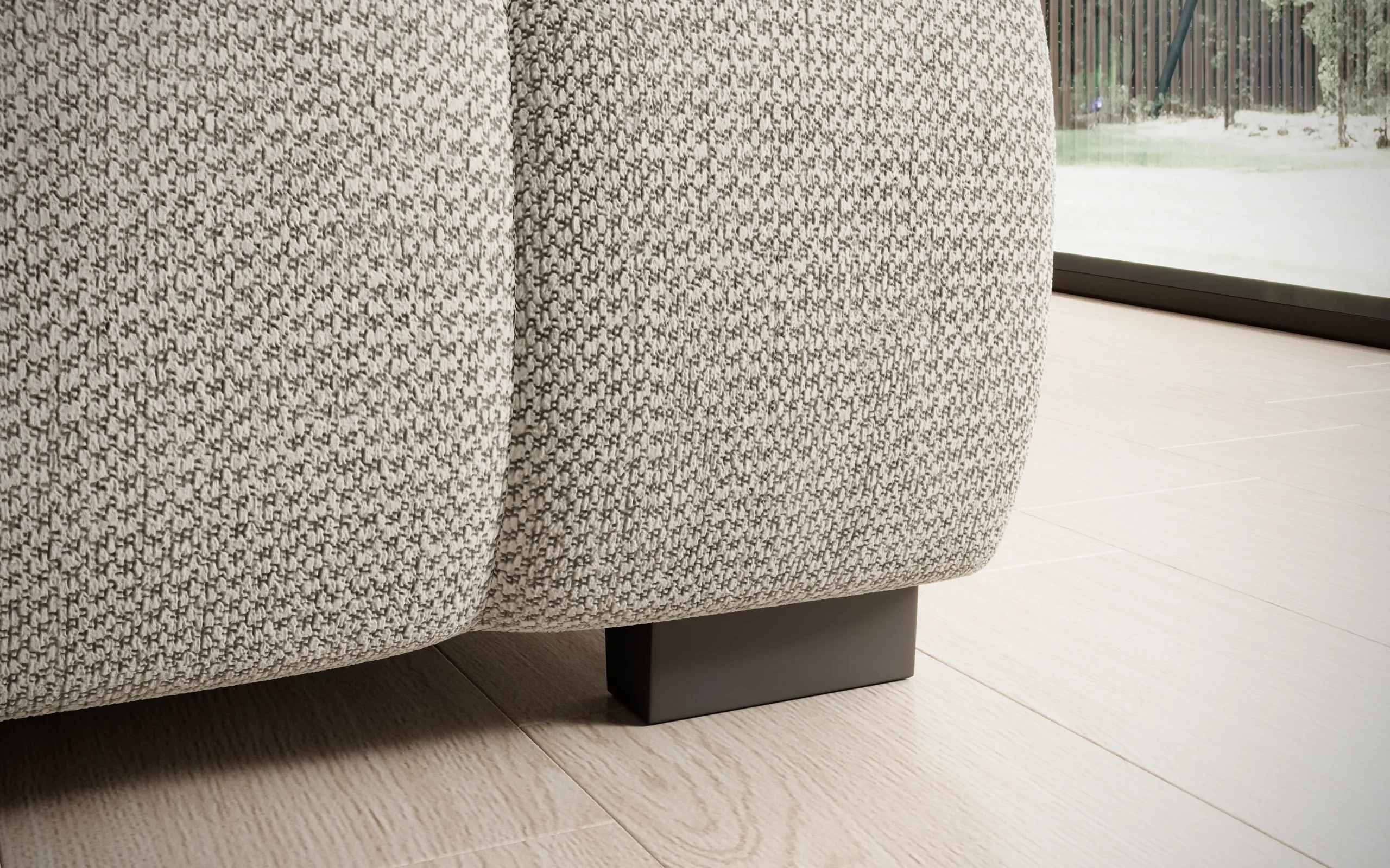 BULL XL minkstas u formos kampas