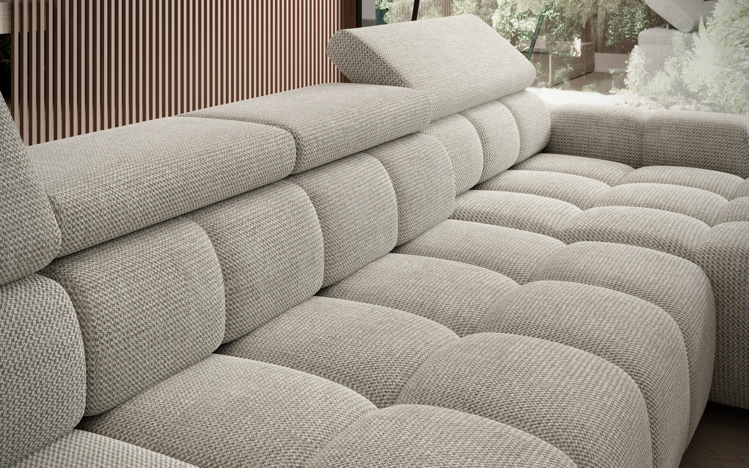 BULL XL minkstas u formos kampas