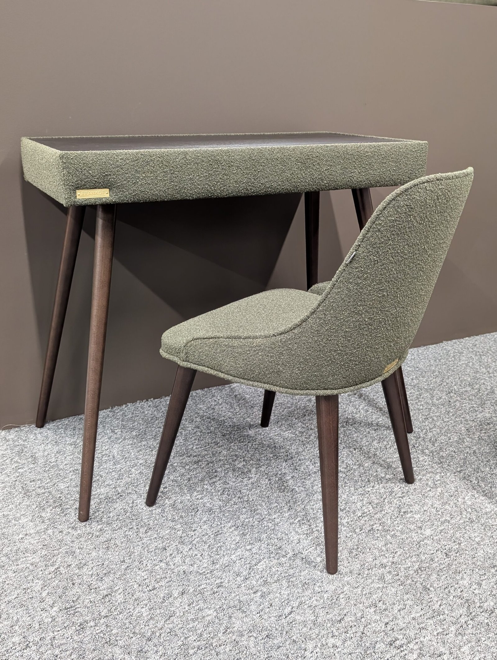 ANDE Konsolė/Kosmetinis Staliukas Žalias