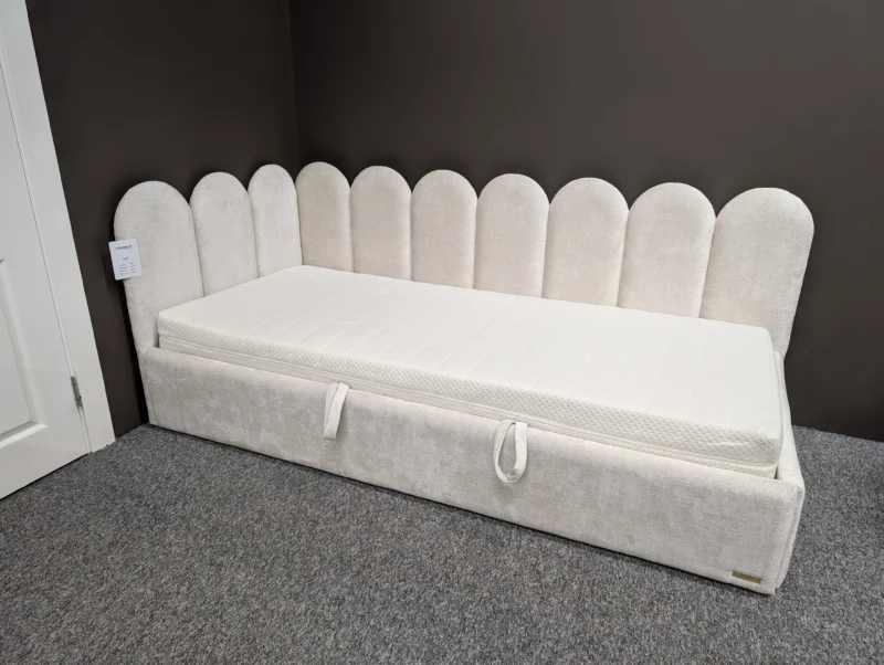 SINDY Miegamojo Lova, Kreminė, 90x200