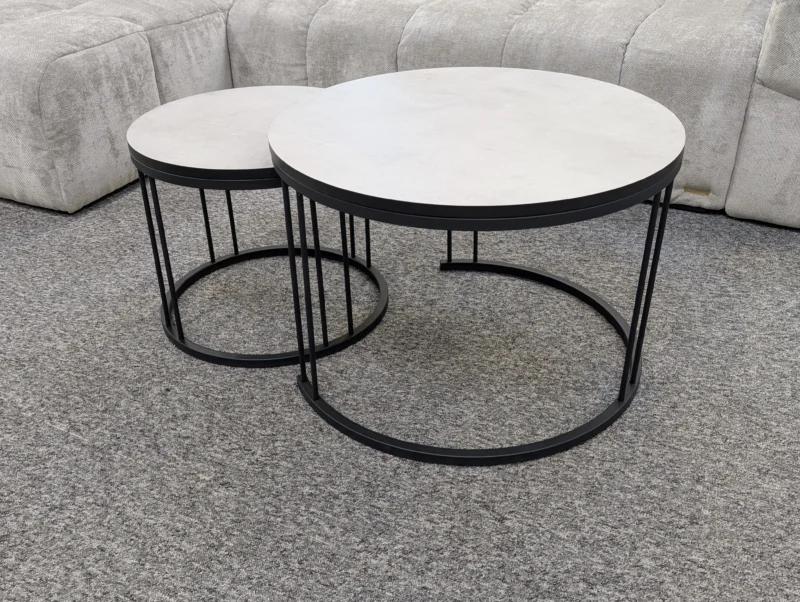 TESLA MINI RETRO STONE Kavos Staliukų Komplektas