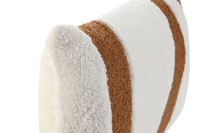 CUSHION POLYESTER 50X8X30 380 GRS PATCHWORK WHITE