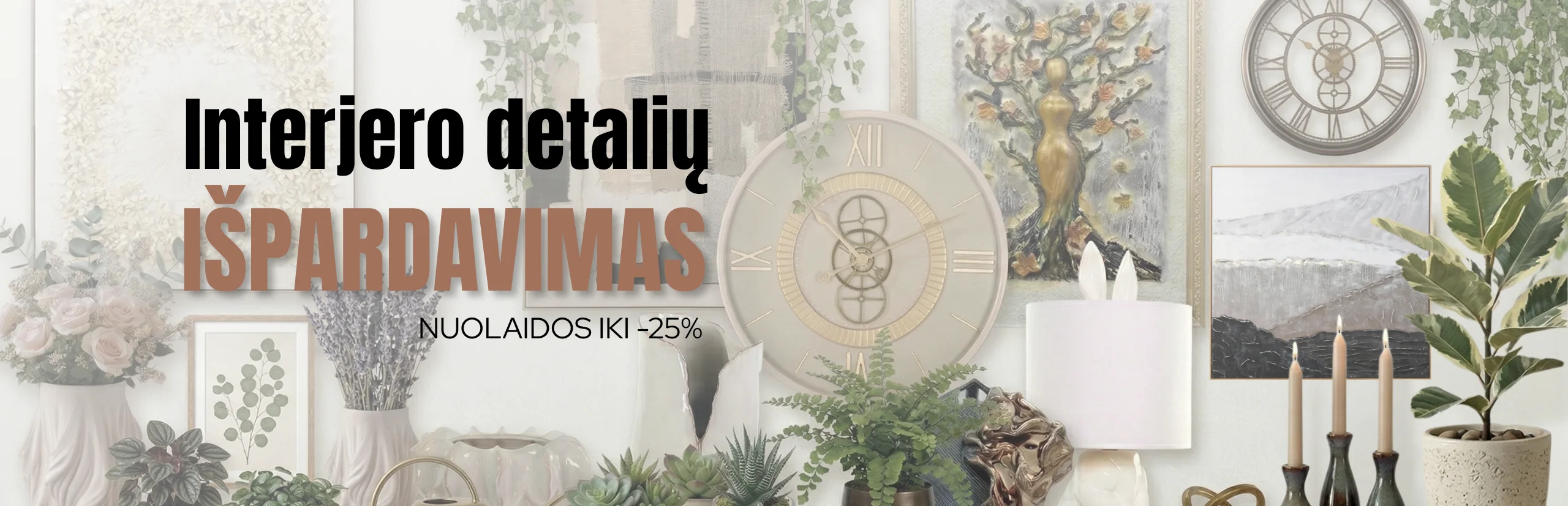 Interjero detalių išpardavimas